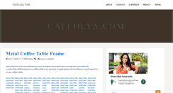 Desktop Screenshot of cafeolya.com