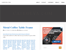 Tablet Screenshot of cafeolya.com